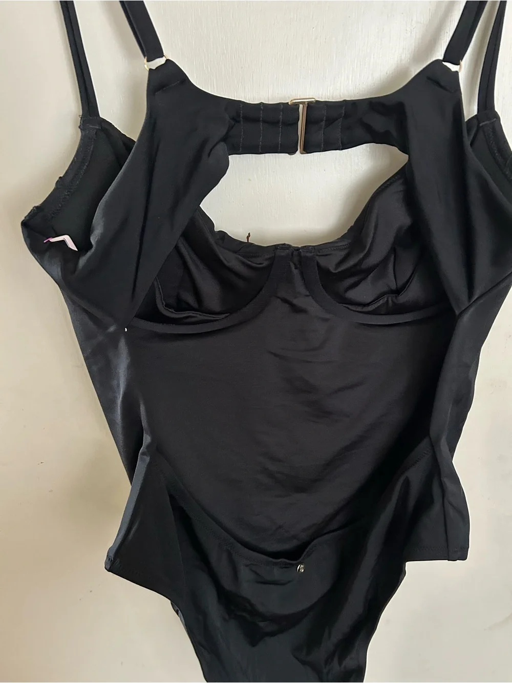 Victoria's Secret Black One-Piece Swimsuit with Adjustable Straps